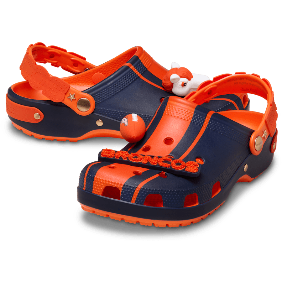 Crocs NFL Denver Broncos Classic Clog Women|Men