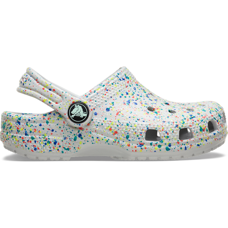 Crocs Kids' Classic Glow Paint Splatter Clog Kids