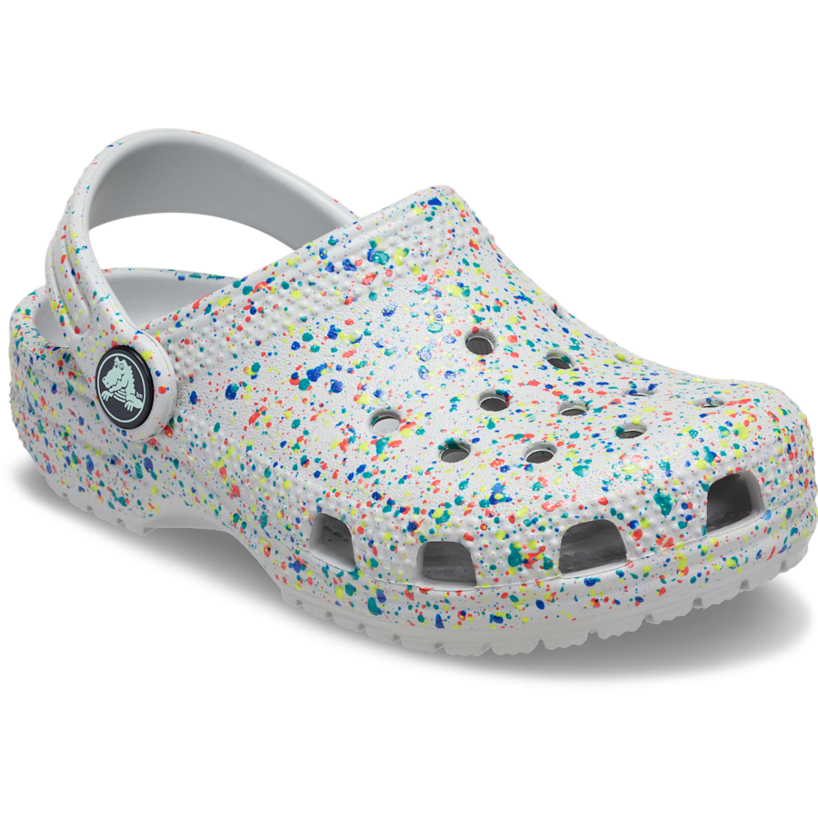 Crocs Kids' Classic Glow Paint Splatter Clog Kids