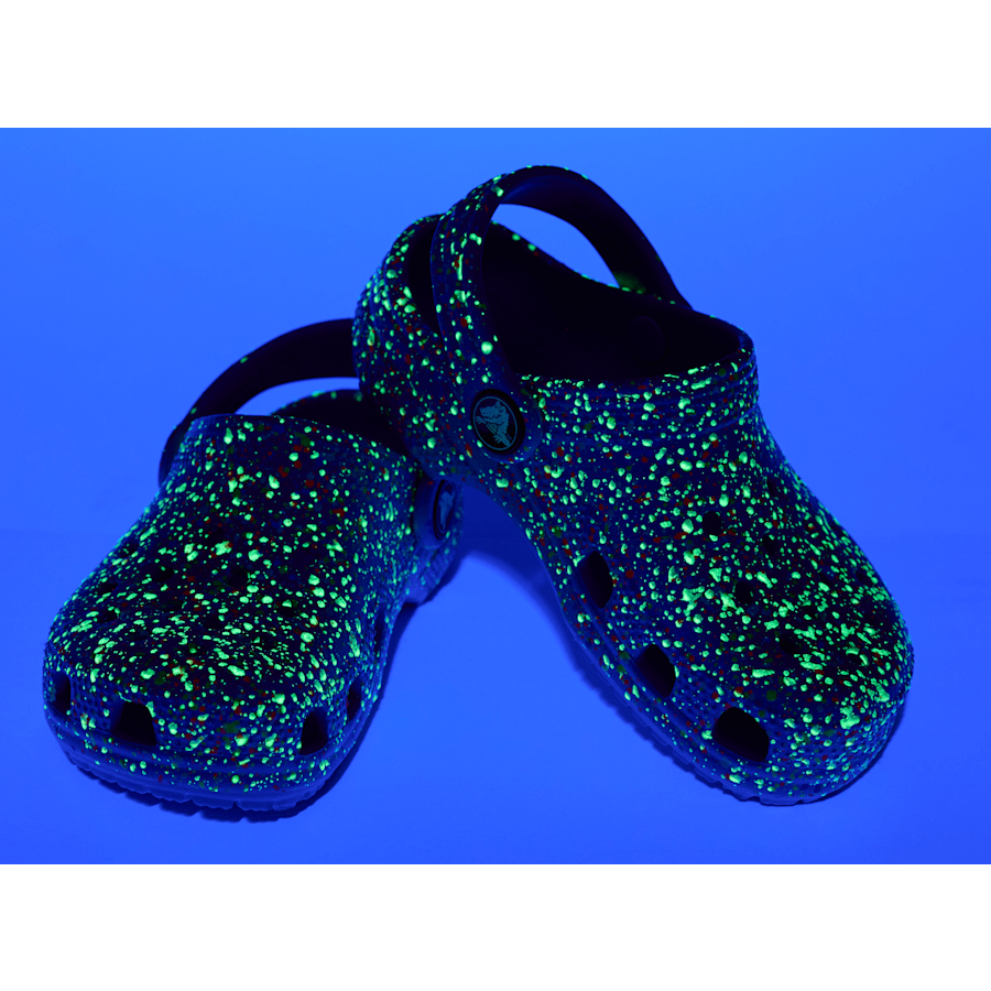 Crocs Kids' Classic Glow Paint Splatter Clog Kids