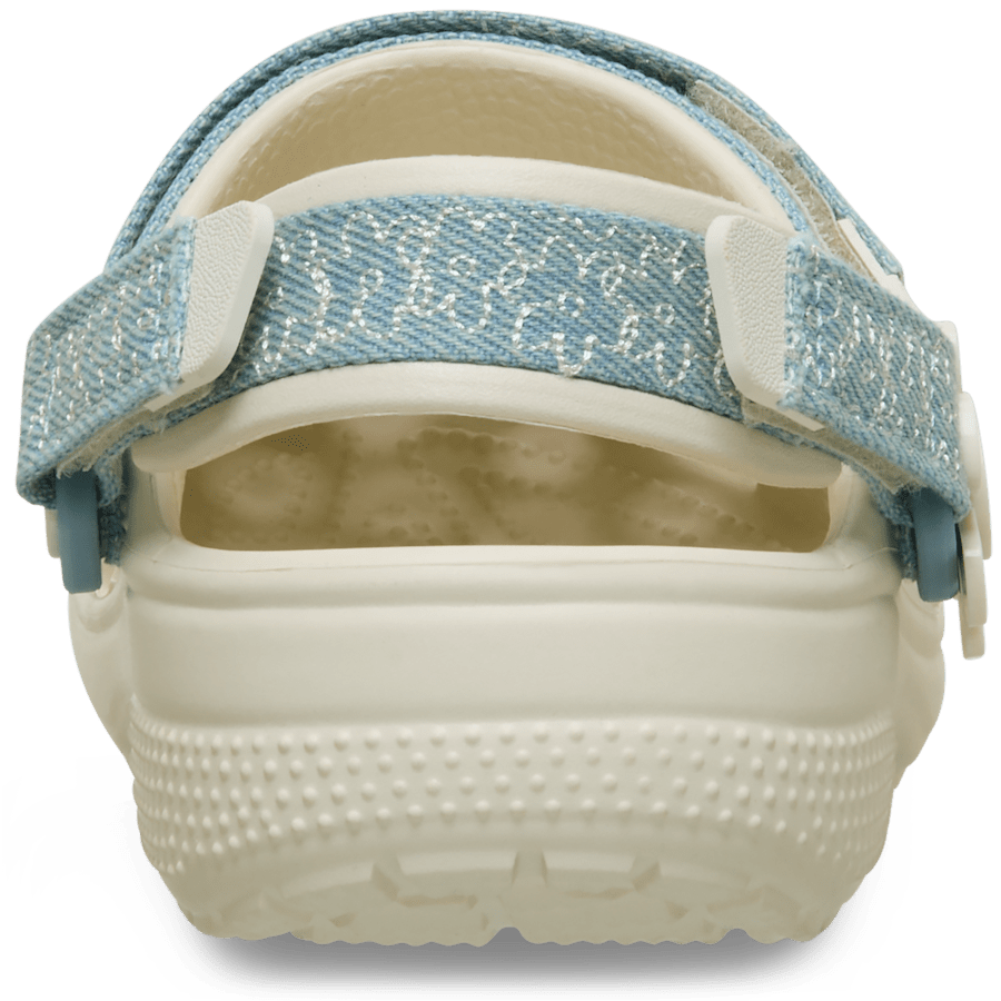 Crocs Kids’ Classic Denim Flower Adjustable Backstrap Clog Kids