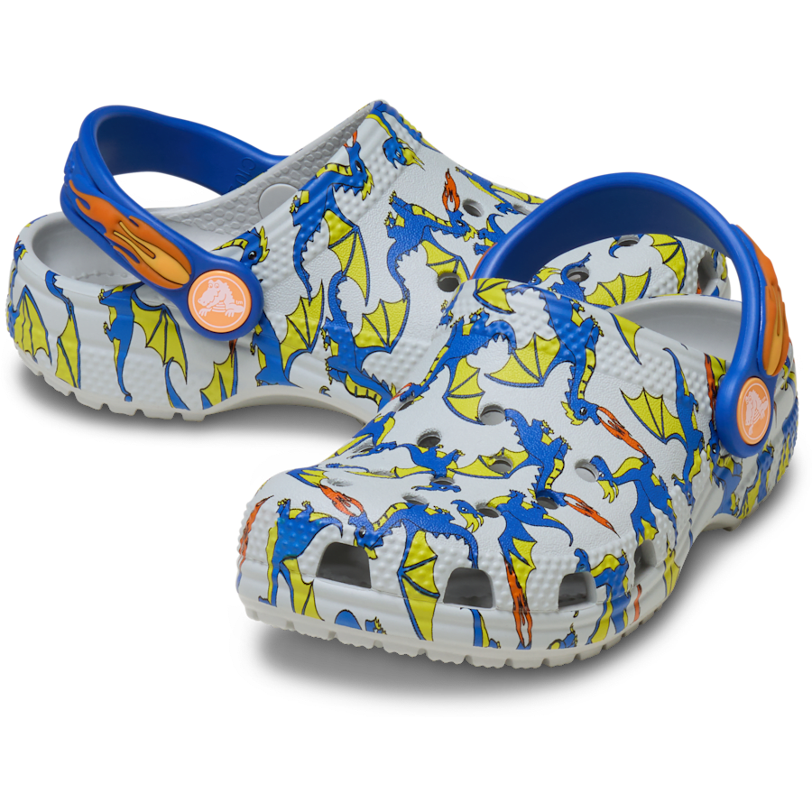 Crocs Toddler Classic Dragon Graphic Clog Kids
