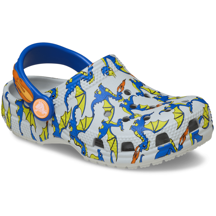 Crocs Toddler Classic Dragon Graphic Clog Kids