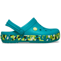 Crocs Kids' Crocband Glow Confetti Band Clog Kids