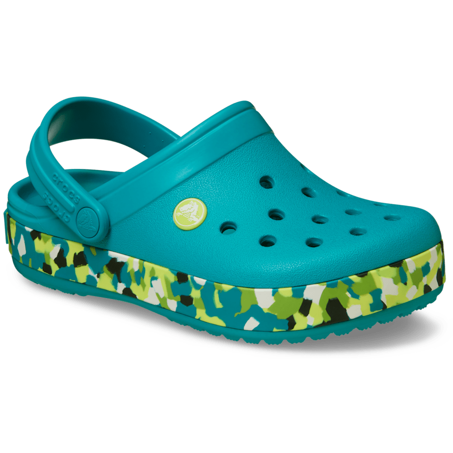 Crocs Kids' Crocband Glow Confetti Band Clog Kids