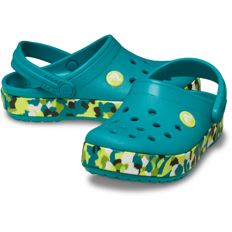 Crocs Toddler Crocband Glow Confetti Band Clog Kids