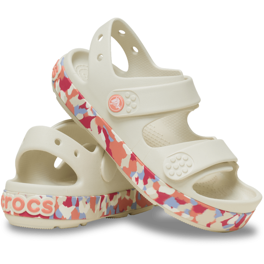 Crocs Kids’ Crocband™ Cruiser Glow Confetti Band Sandal. Kids