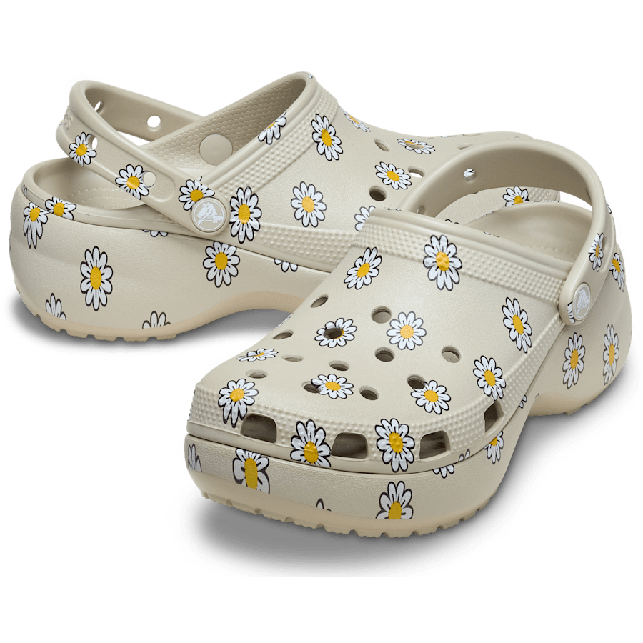 Crocs Classic Platform Floral Clog Women