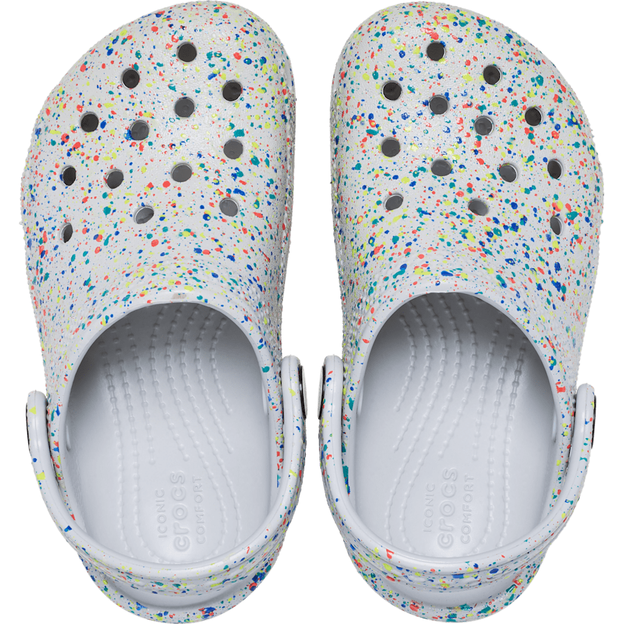Crocs Toddler Classic Glow Paint Splatter Clog Kids