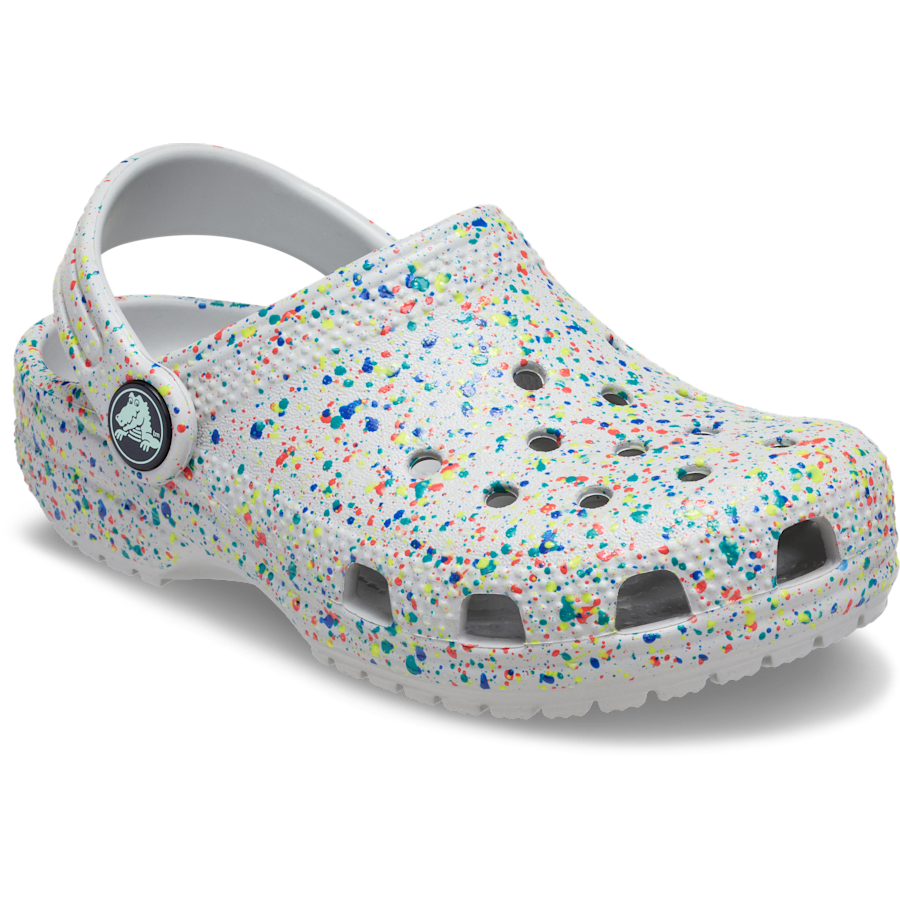 Crocs Toddler Classic Glow Paint Splatter Clog Kids
