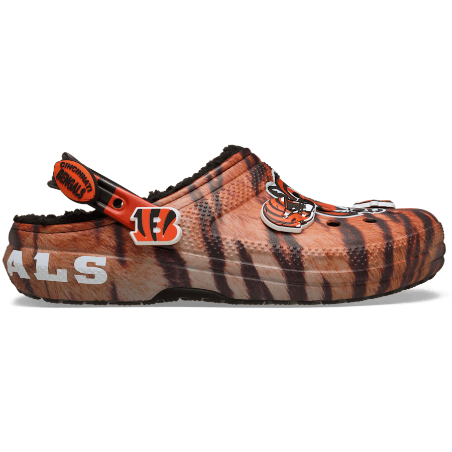 Crocs NFL Cincinnati Bengals Classic Lined Clog Women|Men