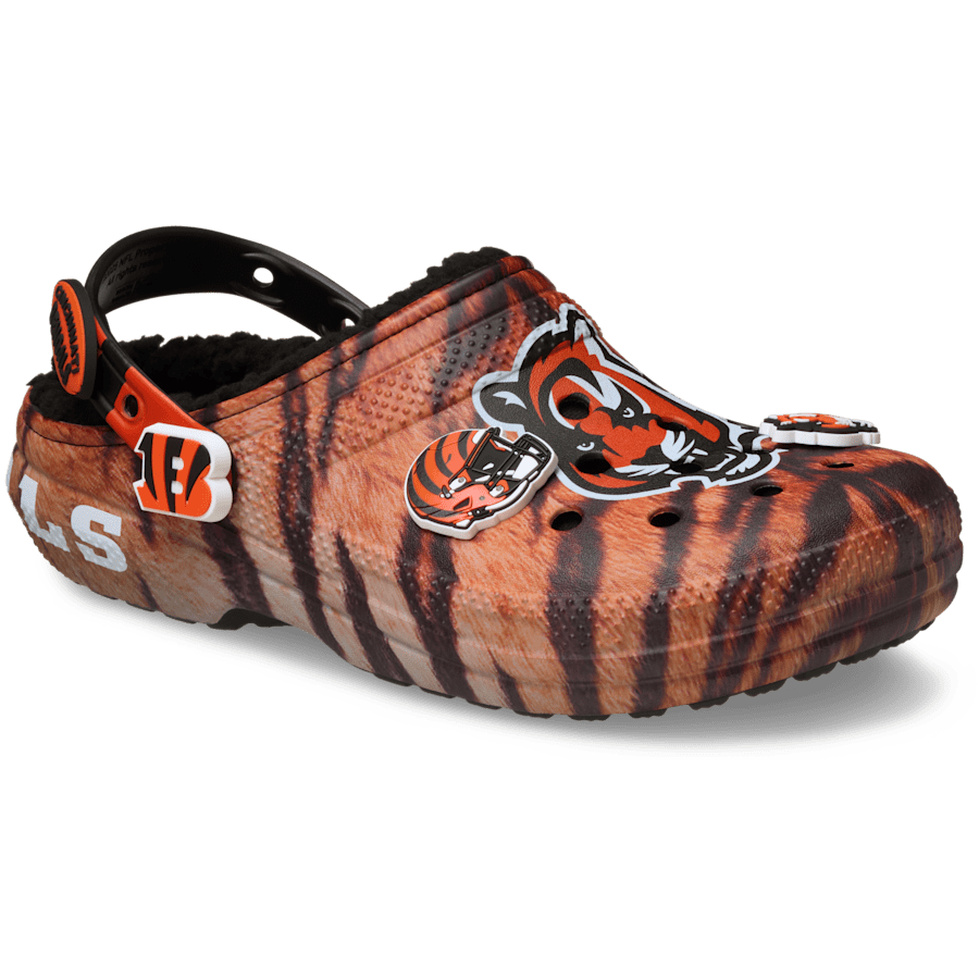 Crocs NFL Cincinnati Bengals Classic Lined Clog Women|Men
