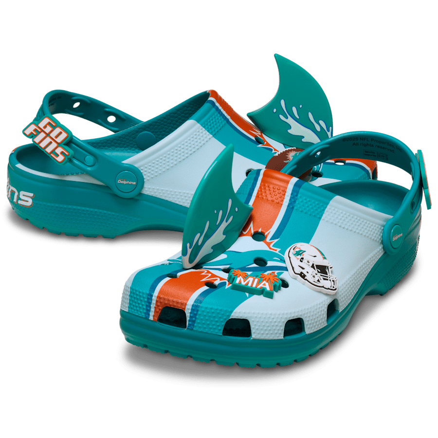 Crocs NFL Miami Dolphins Classic Clog Women|Men