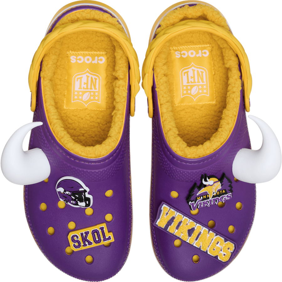 Crocs NFL Minnesota Vikings Classic Lined Clog Women|Men