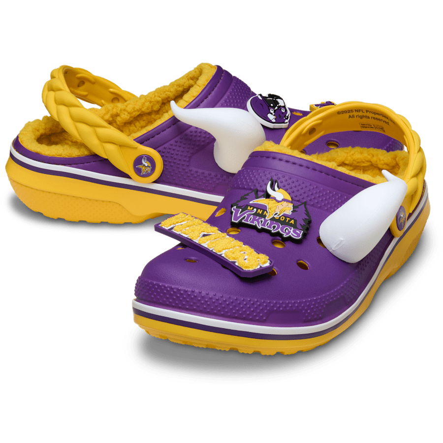 Crocs NFL Minnesota Vikings Classic Lined Clog Women|Men