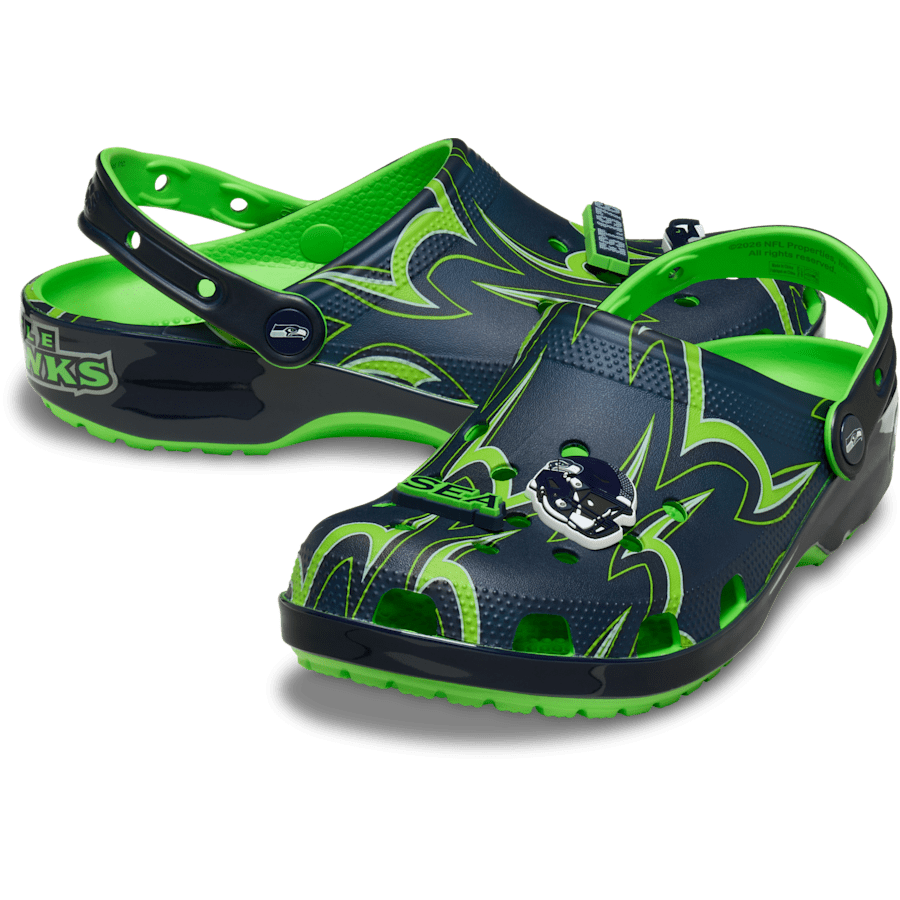 Crocs NFL Seattle Seahawks Classic Clog Women|Men