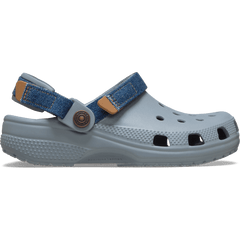 Crocs Kids' Classic Denim Adjustable Backstrap Clog Kids