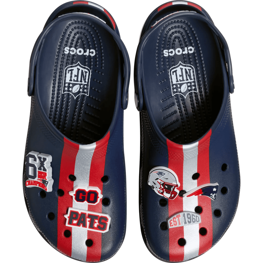 Crocs NFL New England Patriots Classic Clog Women|Men