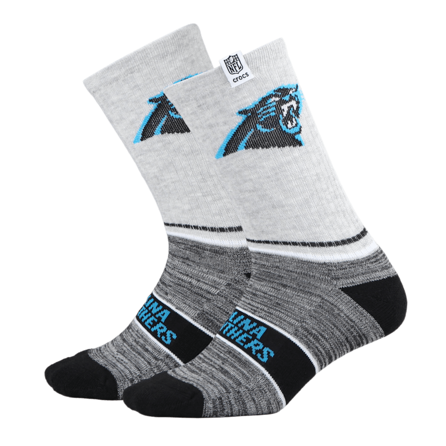 Crocs NFL Carolina Panthers Crocs Socks Men