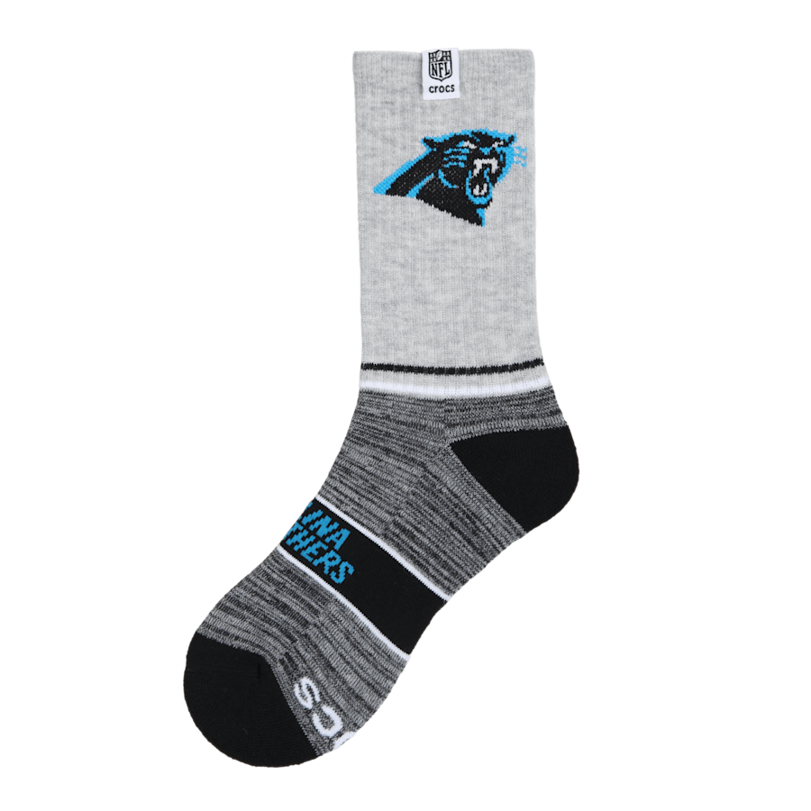 Crocs NFL Carolina Panthers Crocs Socks Men