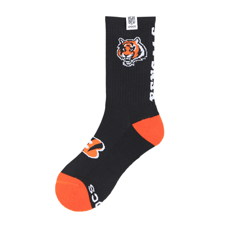 Crocs NFL Cincinnati Bengals Crocs Socks Men
