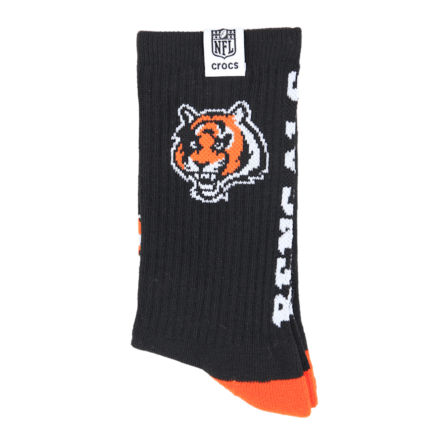 Crocs NFL Cincinnati Bengals Crocs Socks Men