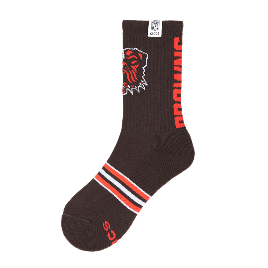 Crocs NFL Cleveland Browns Crocs Socks Men
