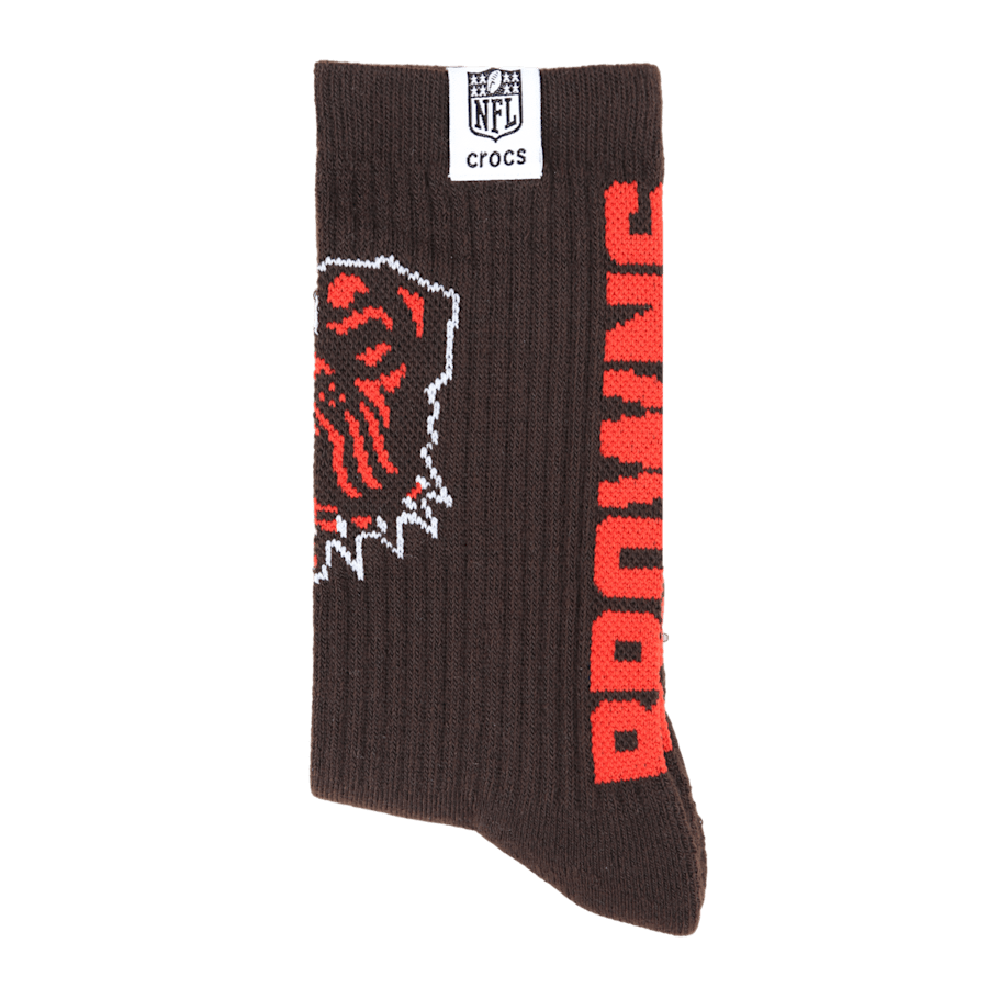 Crocs NFL Cleveland Browns Crocs Socks Men