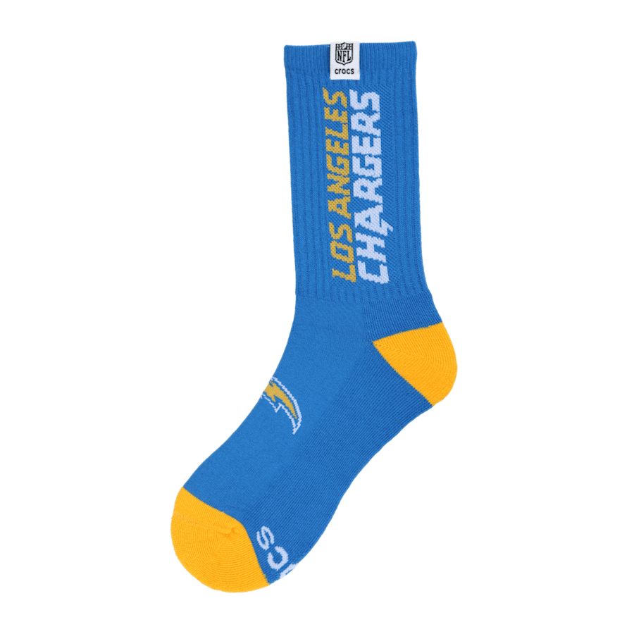Crocs NFL Los Angeles Chargers Crocs Socks Men