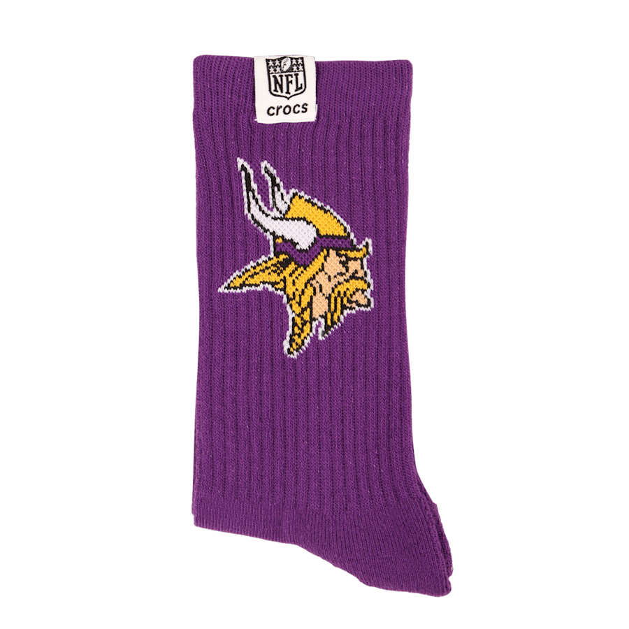 Crocs NFL Minnesota Vikings Crocs Socks Men