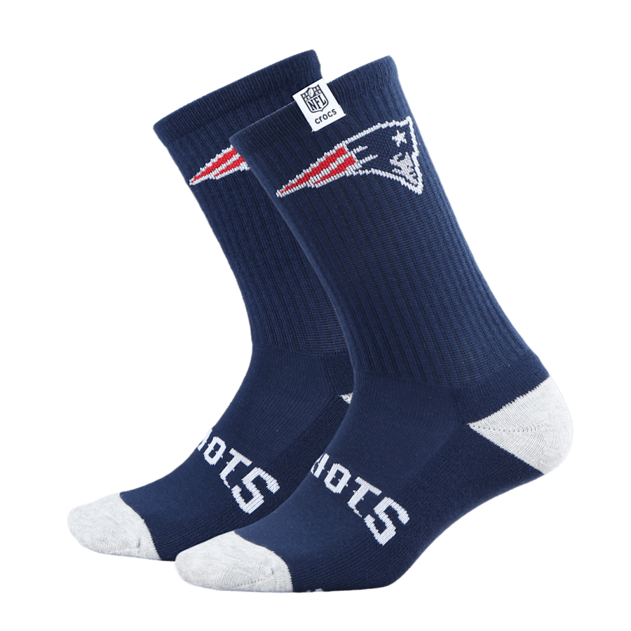 Crocs NFL New England Patriots Crocs Socks Men