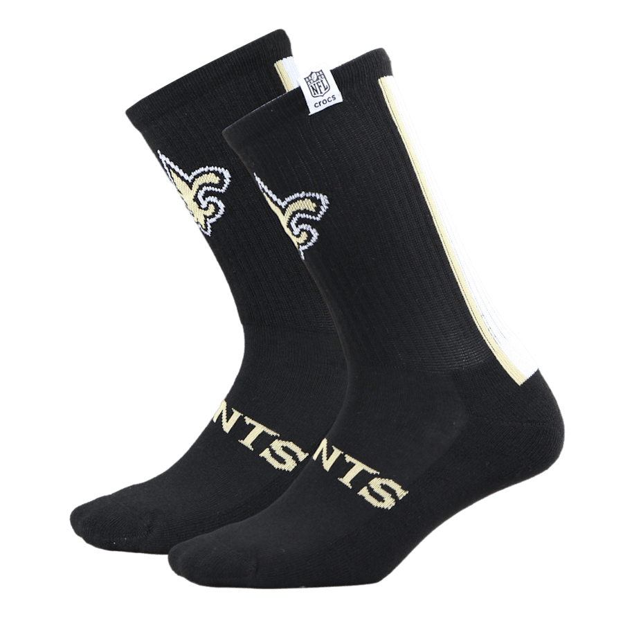 Crocs NFL New Orleans Saints Crocs Socks Men