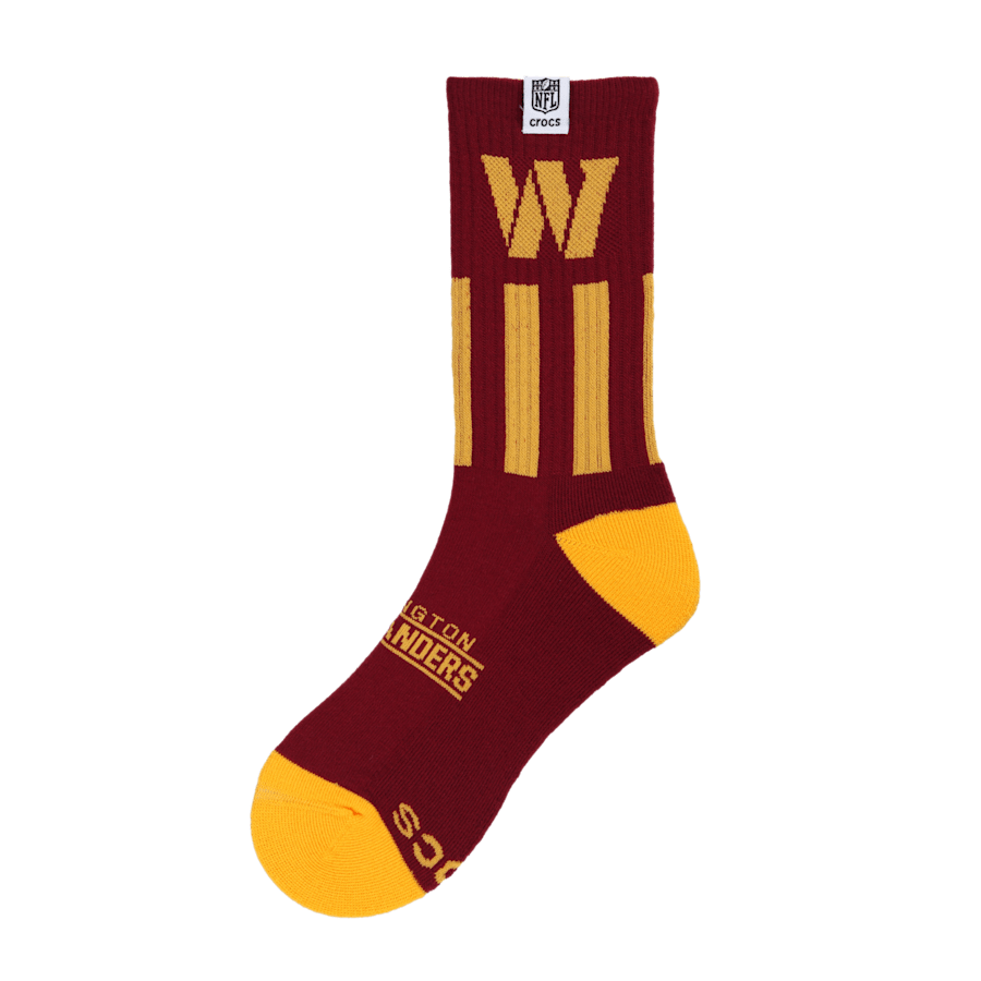 Crocs NFL Washington Commanders Crocs Socks Men