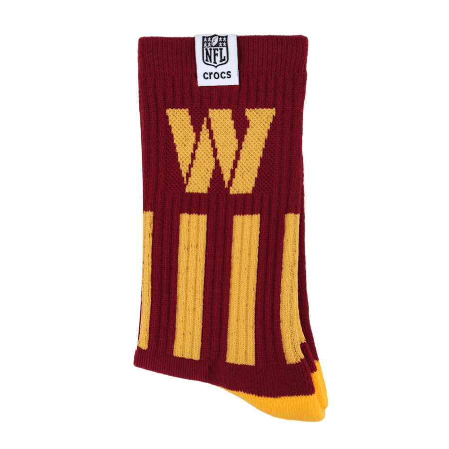 Crocs NFL Washington Commanders Crocs Socks Men