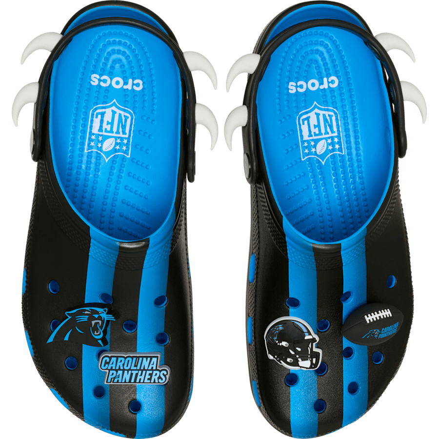 Crocs NFL Carolina Panthers Classic Clog Women|Men