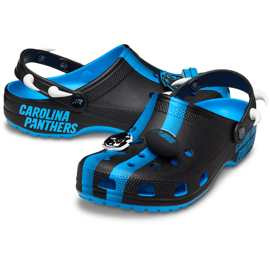 Crocs NFL Carolina Panthers Classic Clog Women|Men