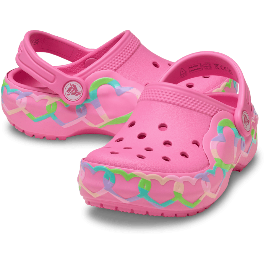 Crocs Toddler Classic Heart Lights Clog Kids