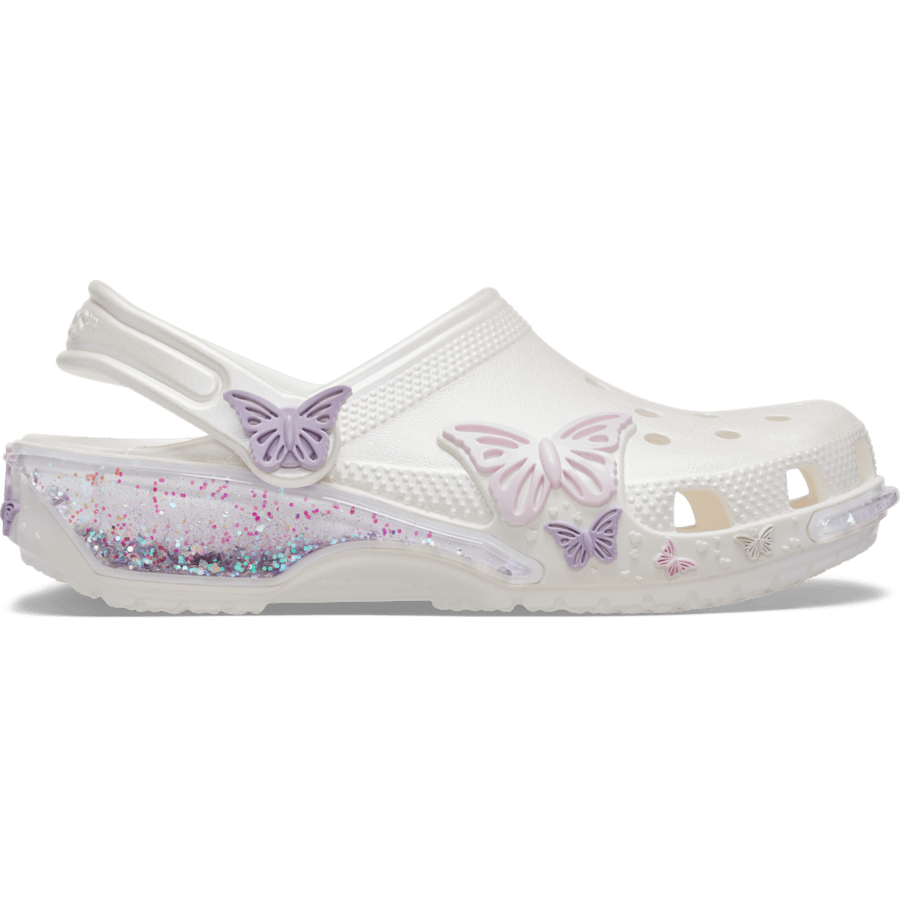 Crocs Toddler Classic Butterfly Sparkle Shaker Clog Kids