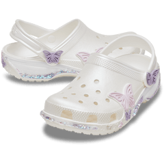 Crocs Toddler Classic Butterfly Sparkle Shaker Clog Kids