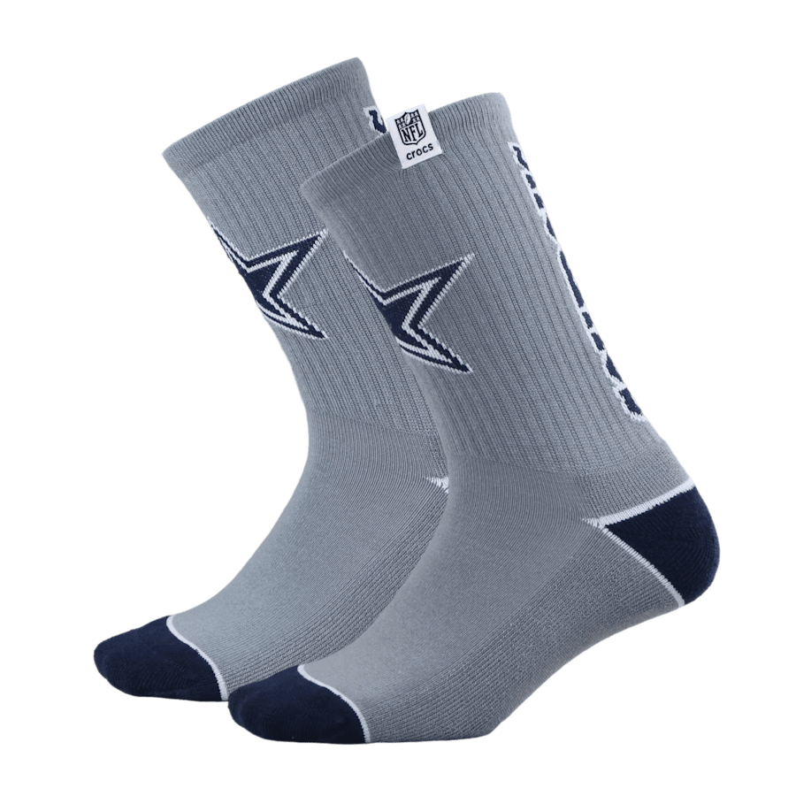 Crocs NFL Dallas Cowboys Crocs Socks Men