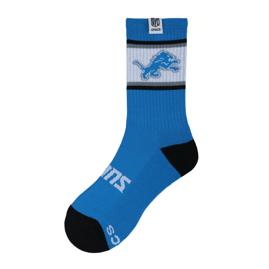 Crocs NFL Detroit Lions Crocs Socks Men
