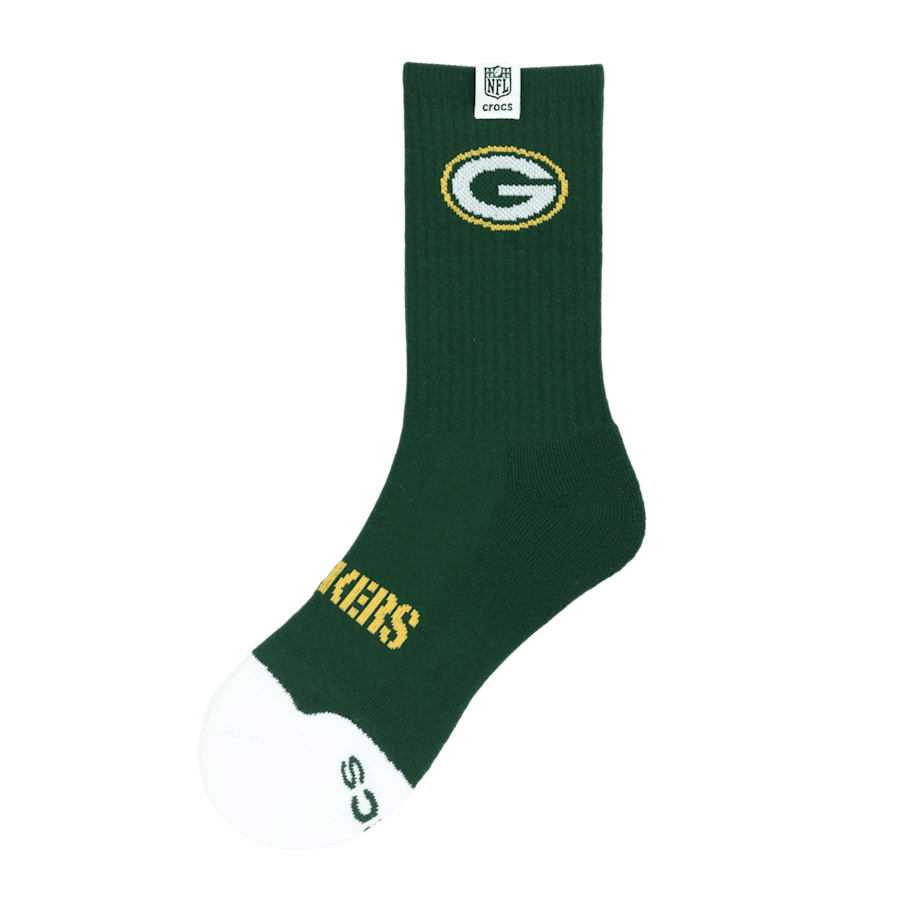 Crocs NFL Green Bay Packers Crocs Socks Men
