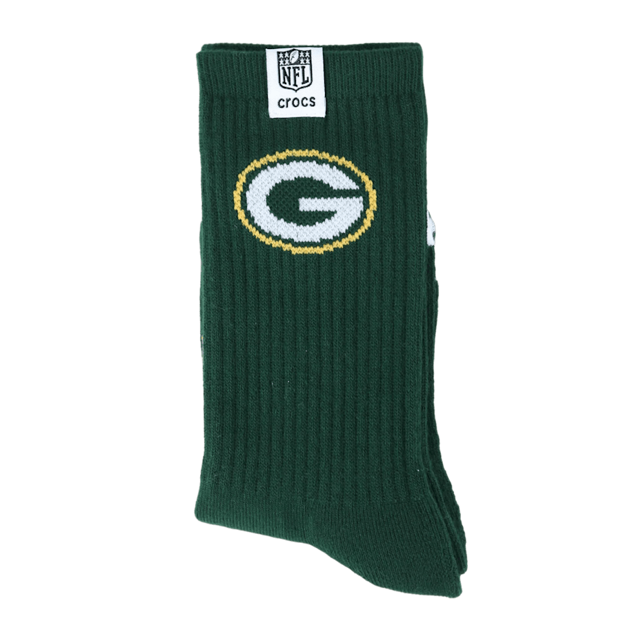 Crocs NFL Green Bay Packers Crocs Socks Men