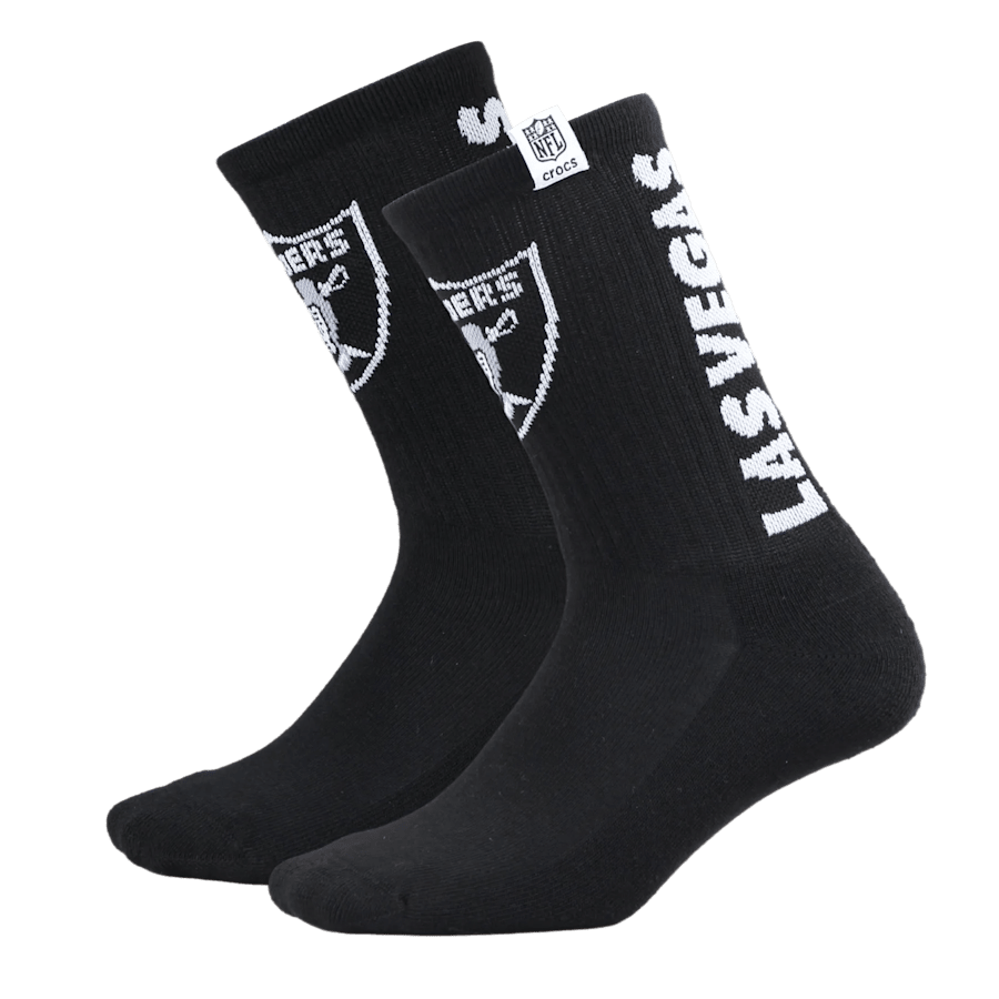 Crocs NFL Las Vegas Raiders Crocs Socks Men