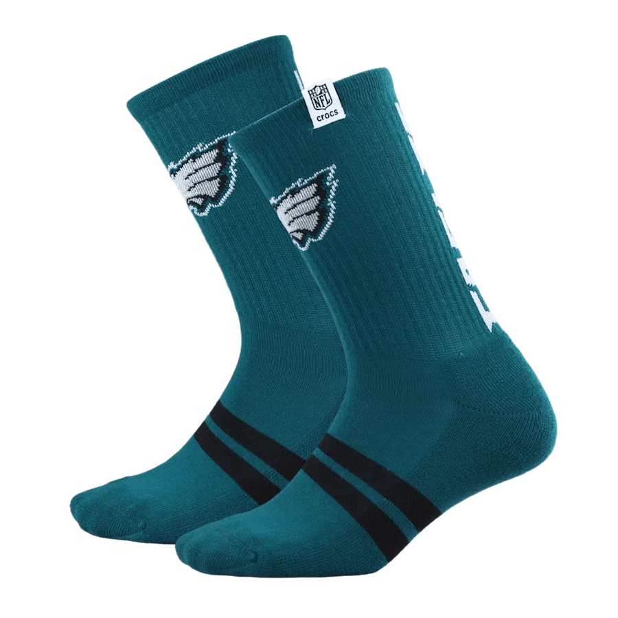 Crocs NFL Philadelphia Eagles Crocs Socks Men