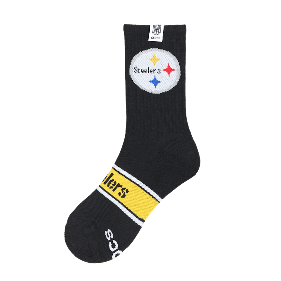 Crocs NFL Pittsburgh Steelers Crocs Socks Men