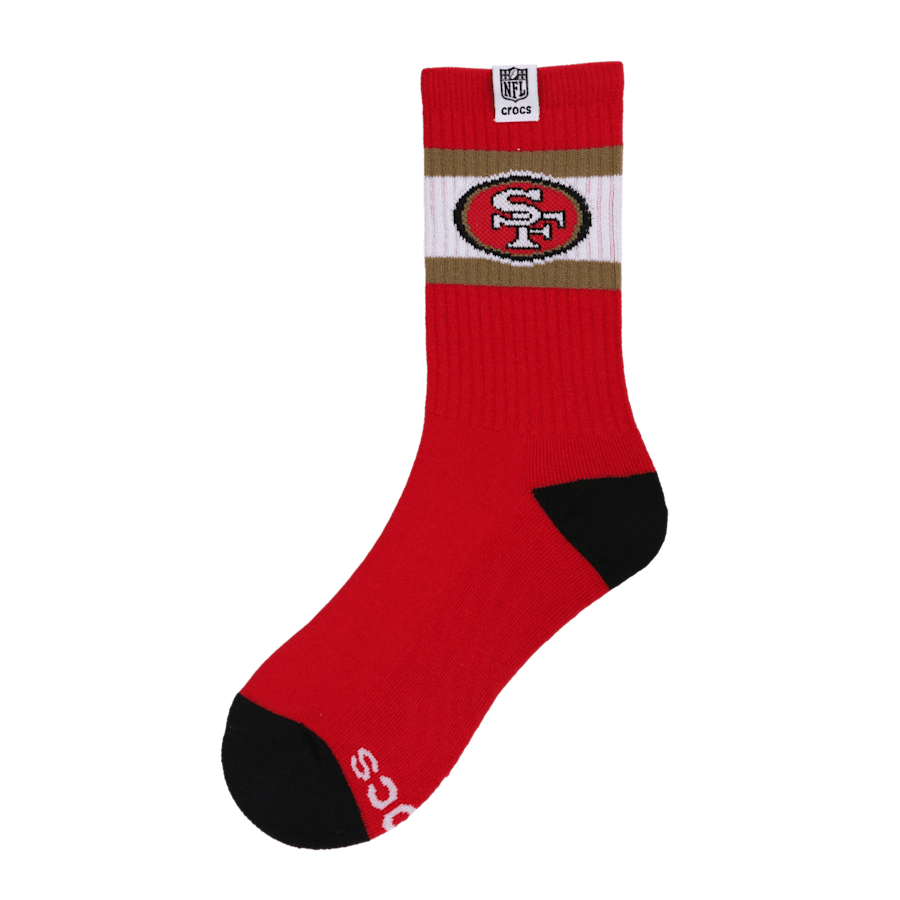 Crocs NFL San Francisco 49ers Crocs Socks Men