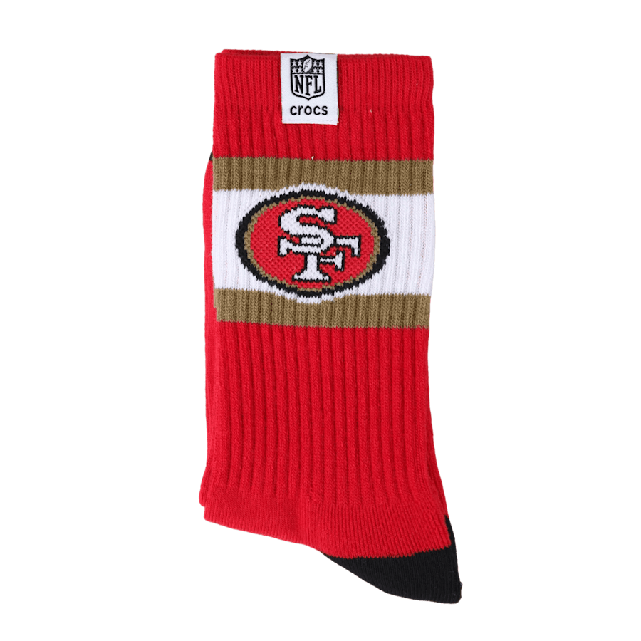 Crocs NFL San Francisco 49ers Crocs Socks Men