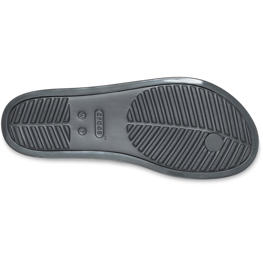 Crocs Miami Round Toe Dark Floral Flip Women